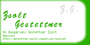 zsolt gestettner business card
